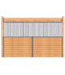 10 Foot Standard Stall Grilled Partition